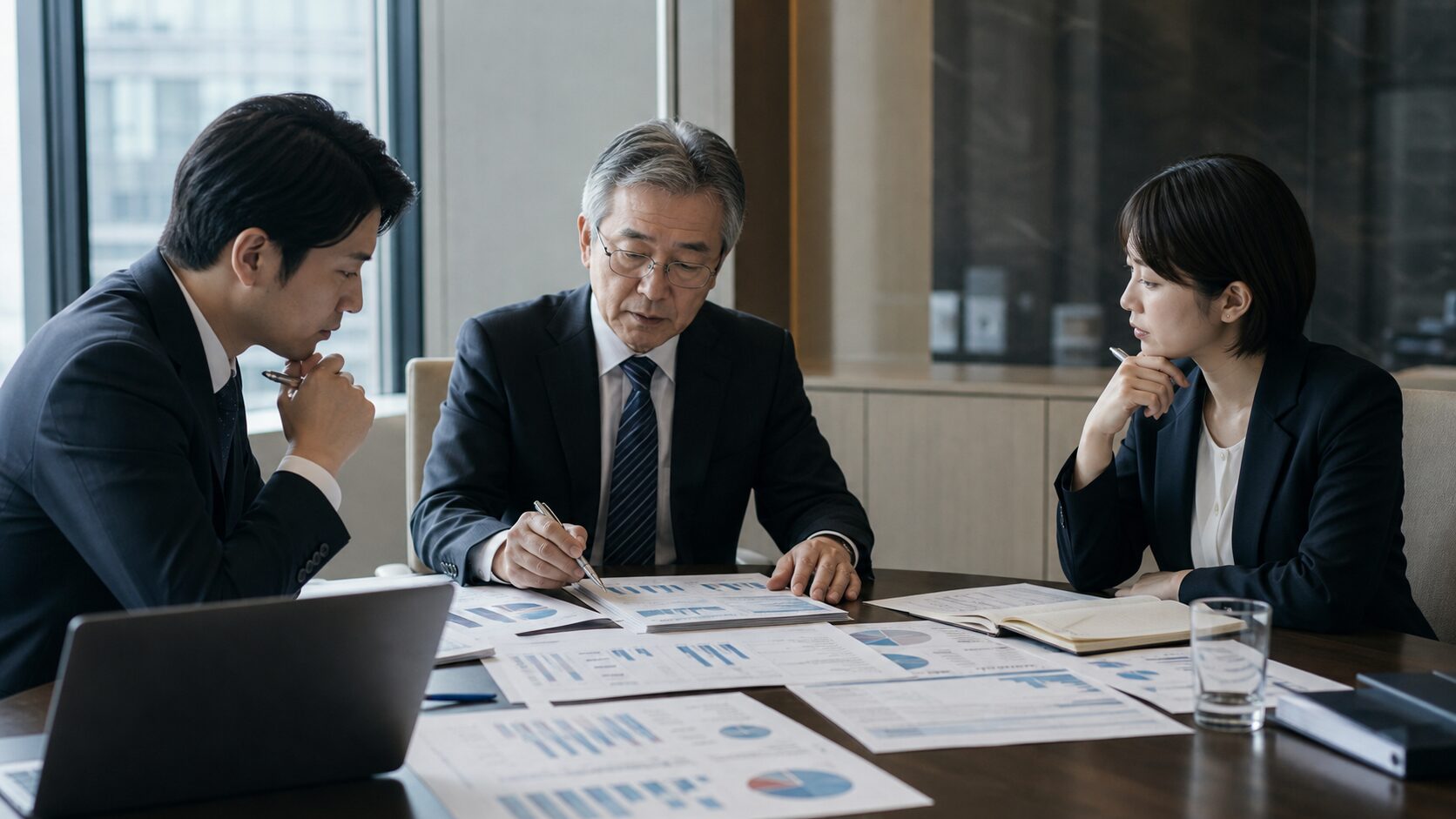 M&A文書と協議を表すイメージ