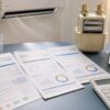 電気と都市ガスの料金支援を請求明細で確認する家庭のデスクイメージ