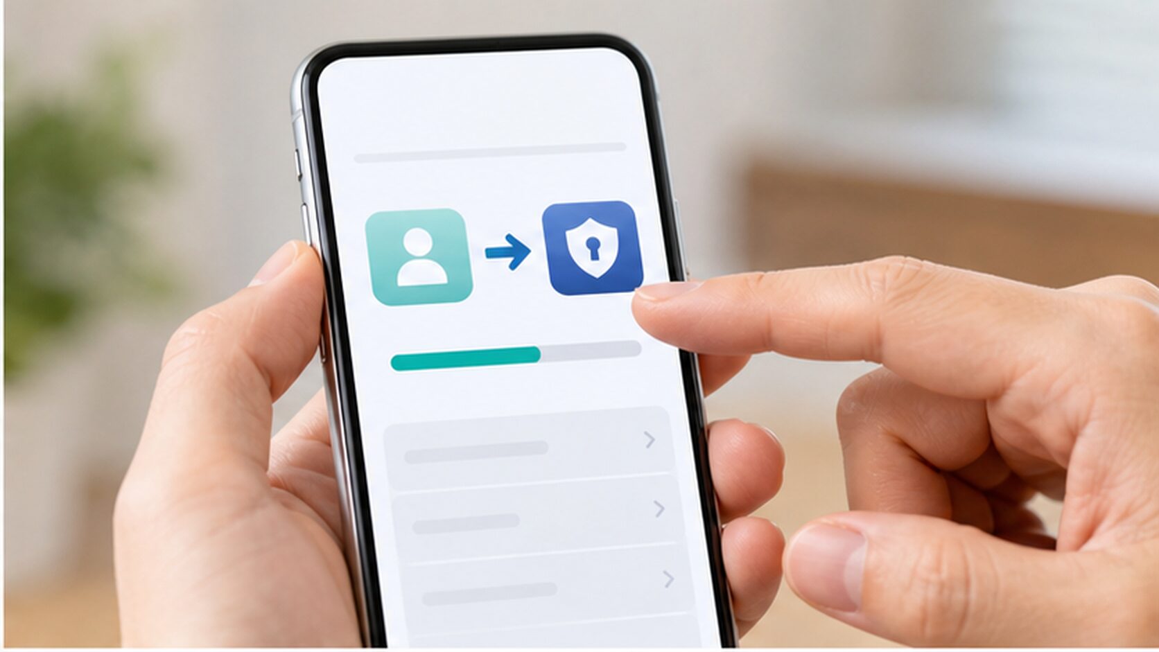 スマホ画面でアプリ機能の統合を進めるイメージ