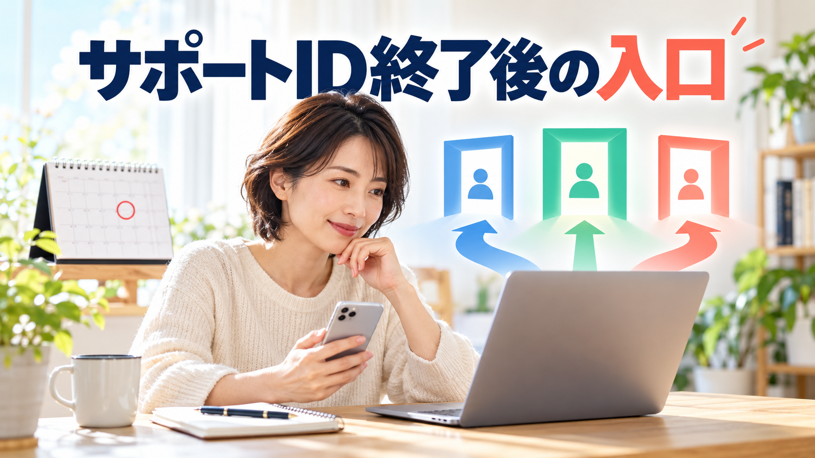サポートID終了後のログイン先を選ぶ人