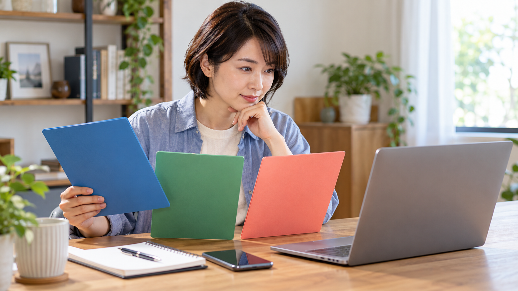 契約内容に合わせてログイン先を選ぶイメージ
